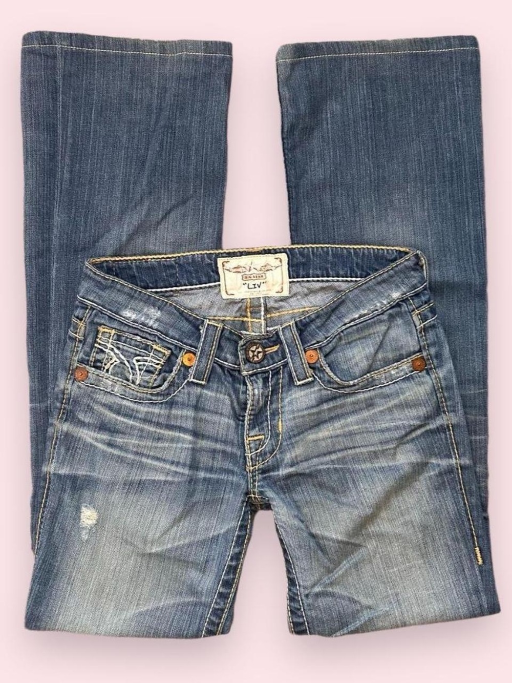 Big Star "Liv" Low Rise Jeans